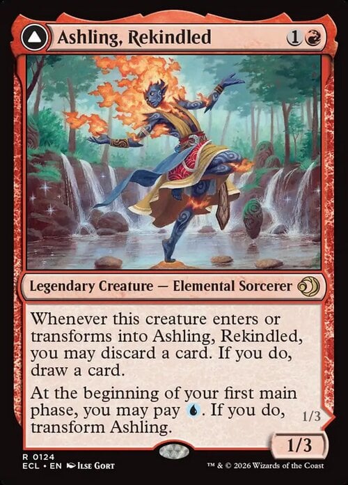 Ashling, Rekindled // Ashling, Rimebound Card Front