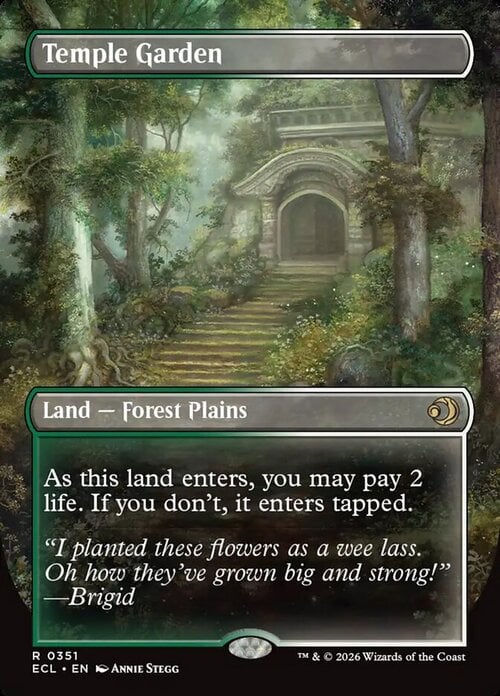 Giardino del Tempio Card Front