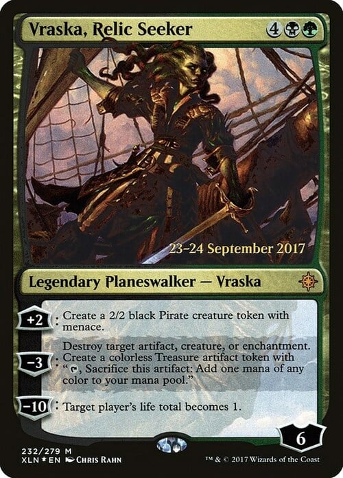 Vraska, Cercatrice di Reliquie Card Front