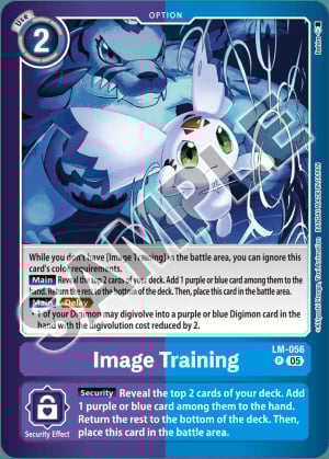 Image Training Card Front
