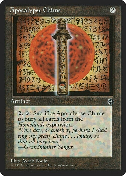 Apocalypse Chime Card Front
