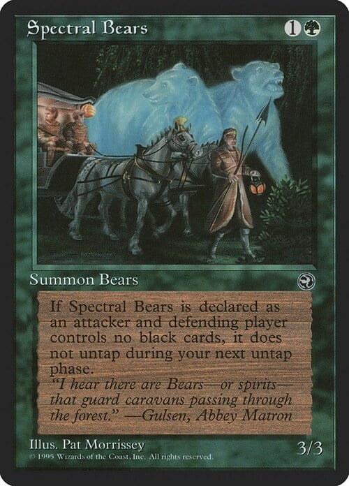 Spectral Bears Card Front
