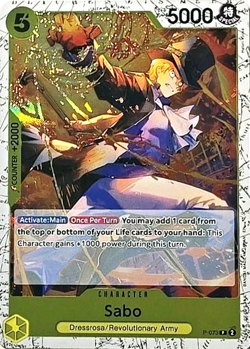 Sabo Card Front