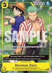 Roronoa Zoro · Learn Together Deck LD-01 Store Event OP10-113