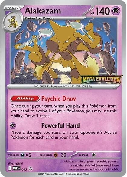 Alakazam Card Front