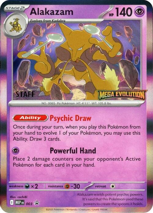 Alakazam Card Front