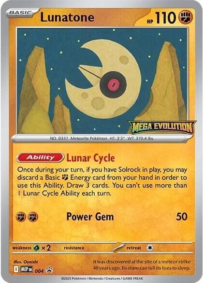 Lunatone Card Front