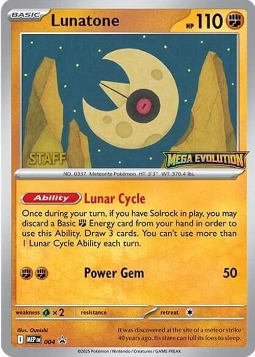 Lunatone Card Front