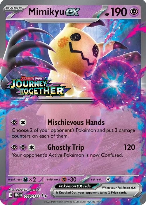 Mimikyu ex Card Front