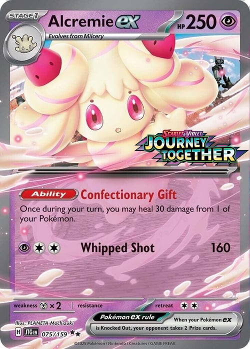 Alcremie ex Card Front