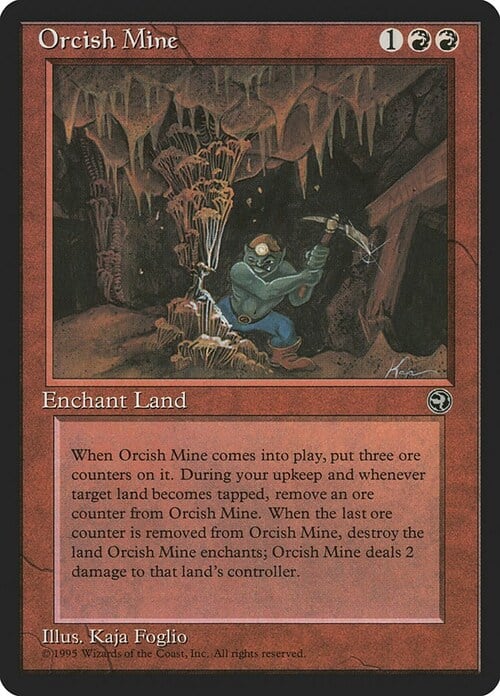 Orcish Mine Card Front