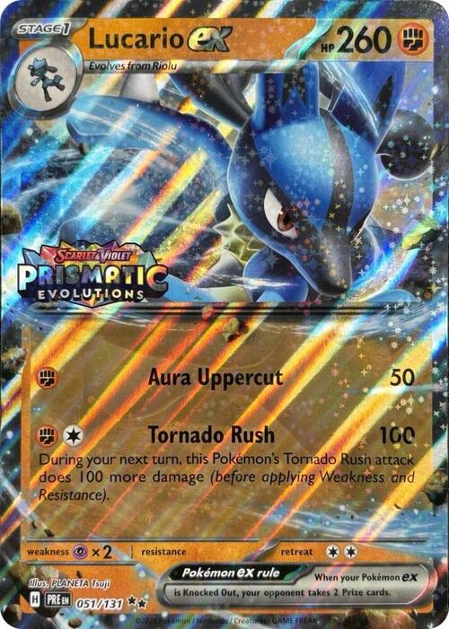 Lucario ex Card Front