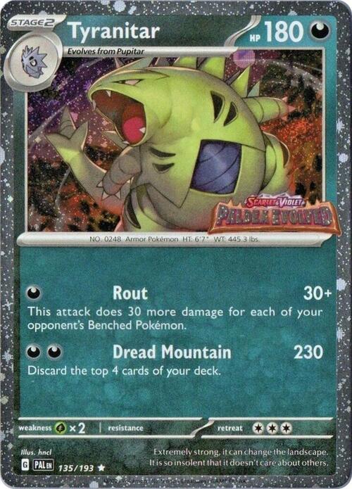 Tyranitar Card Front