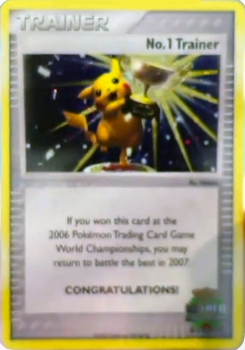 No. 1 Trainer Frente