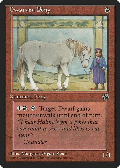 Pony dei Nani Card Front
