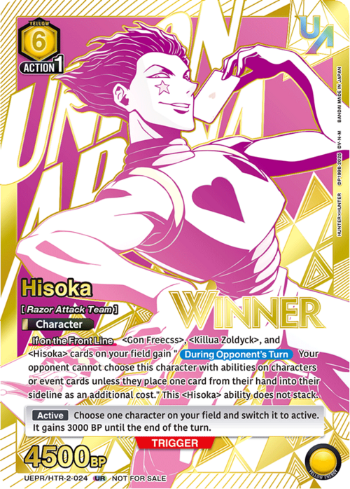 Hisoka Card Front