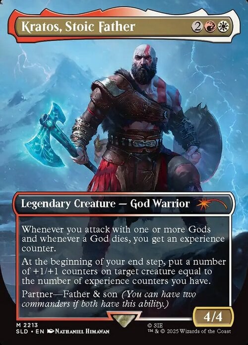 Kratos, Stoic Father Card Front