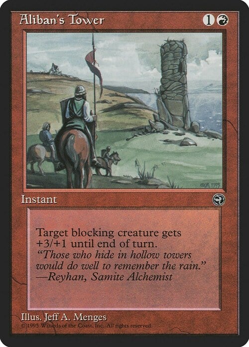Aliban's Tower Card Front