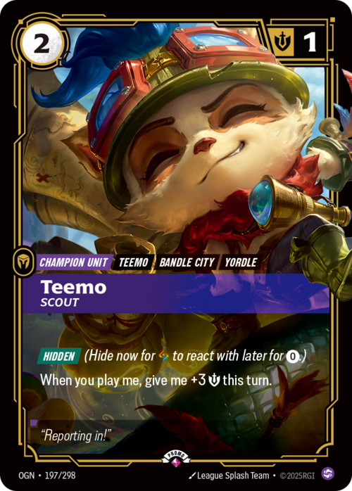 Teemo - Scout Card Front