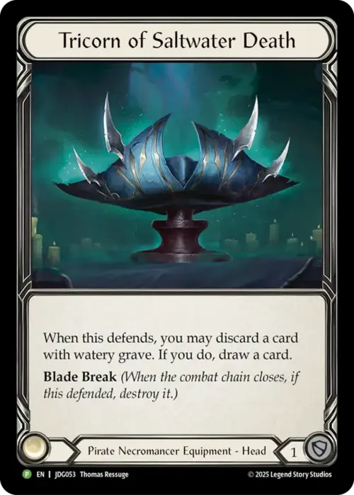 Tricorn of Saltwater Death Card Front