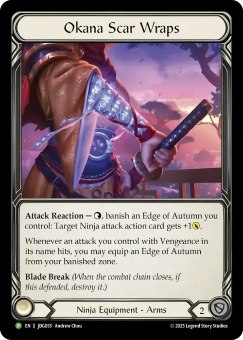 Okana Scar Wraps Card Front
