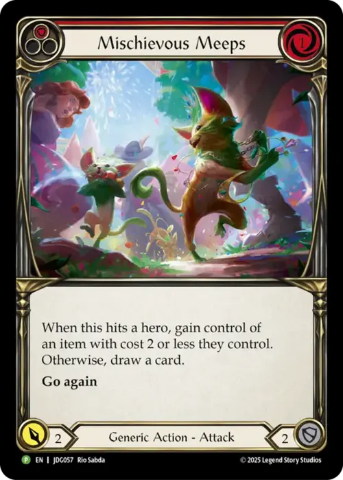 Mischievous Meeps Card Front