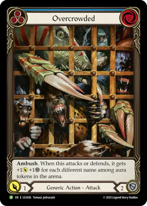 Overcrowded Card Front