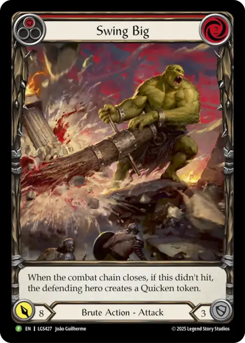 Swing Big Card Front