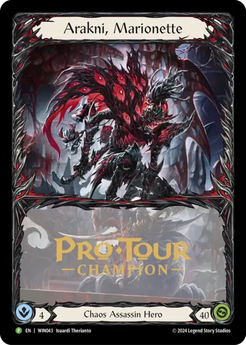 Arakni, Marionette Card Front