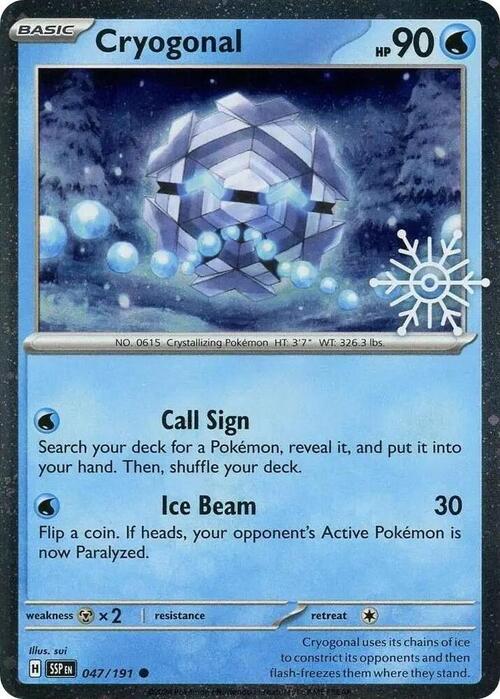 Cryogonal Card Front
