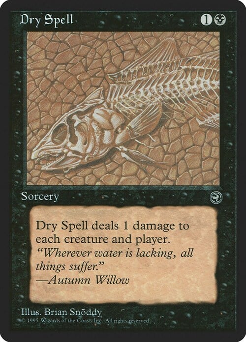 Dry Spell Card Front