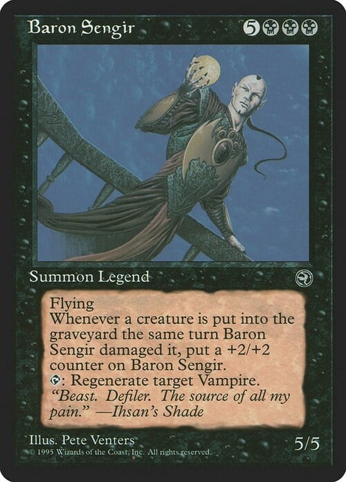 Baron Sengir Card Front