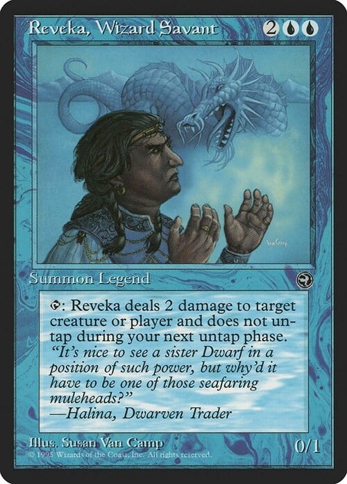 Reveka, Wizard Savant Card Front