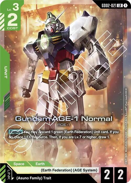 Gundam AGE-1 Normal Frente