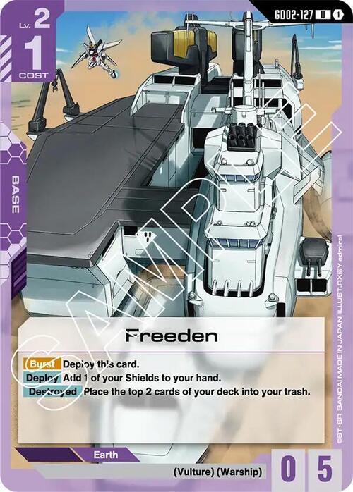 Freeden Card Front
