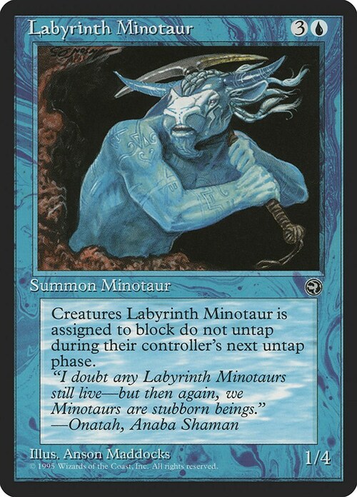 Labyrinth Minotaur Card Front