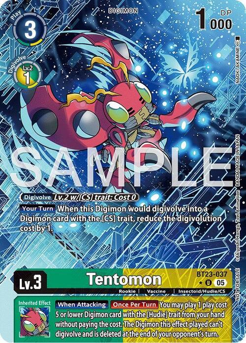 Tentomon Card Front