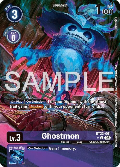 Ghostmon Card Front