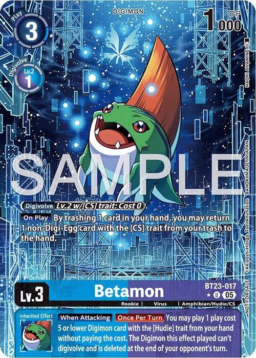 Betamon Card Front