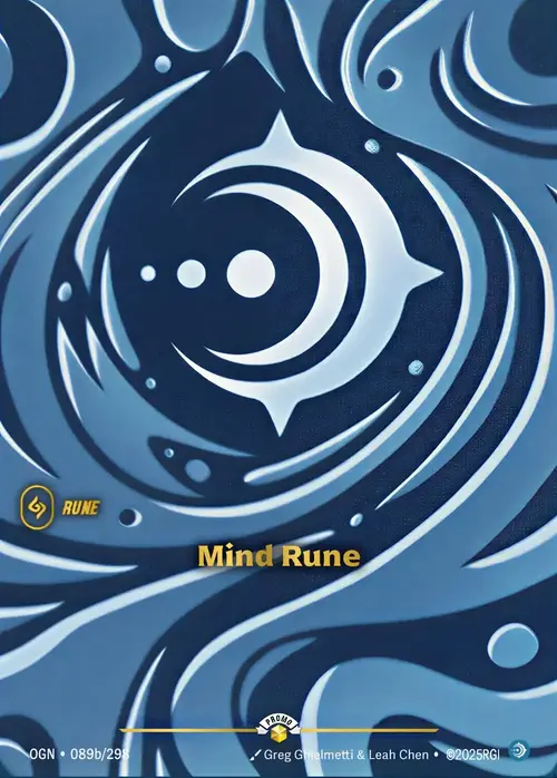 Mind Rune Card Front