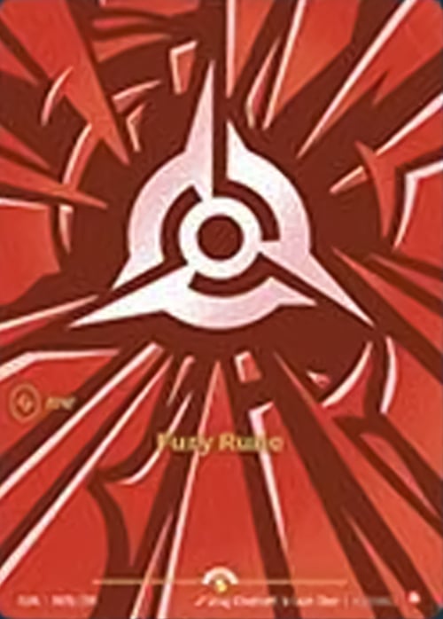 Fury Rune Card Front