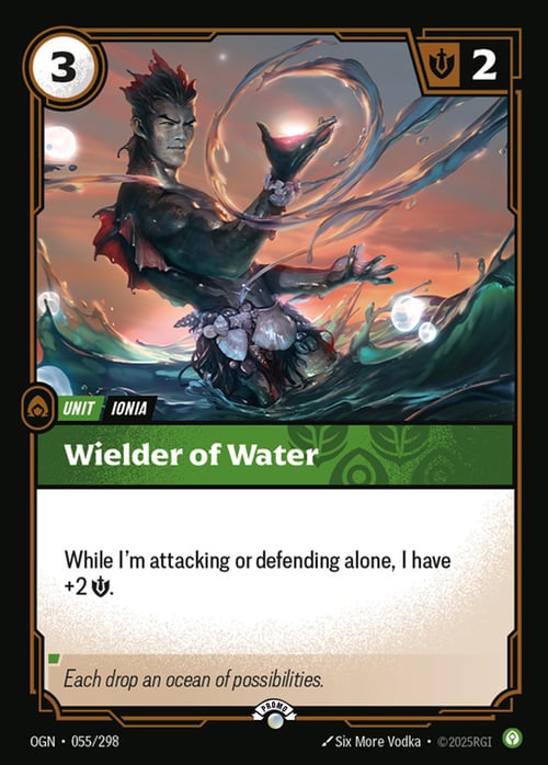 Wielder of Water Card Front