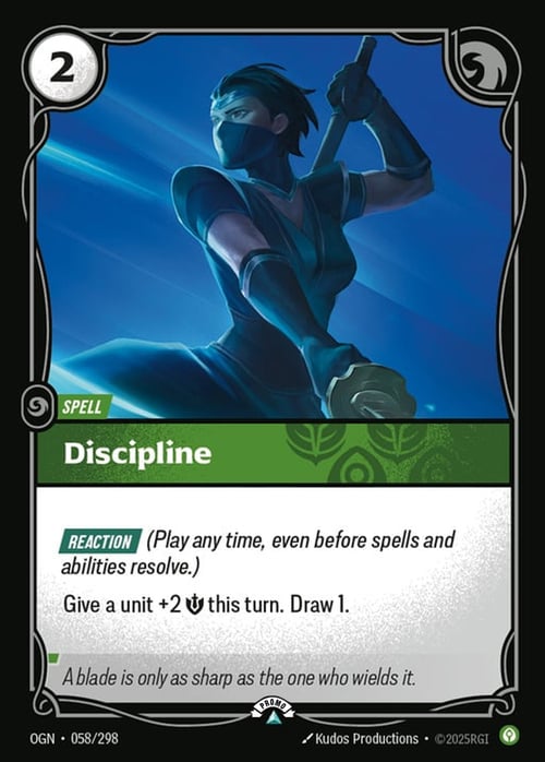 Discipline Card Front