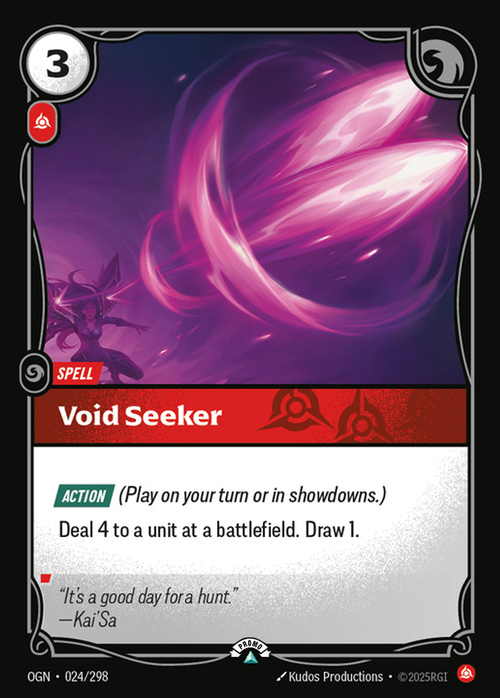 Void Seeker Card Front