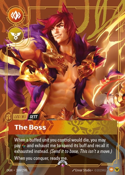 Sett - The Boss Card Front