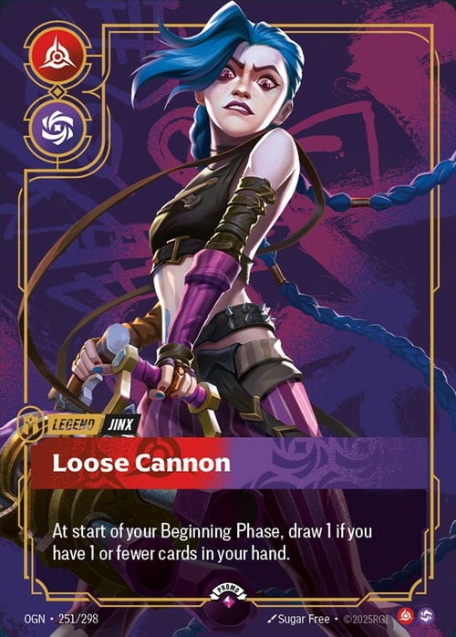 Jinx, Loose Cannon Card Front