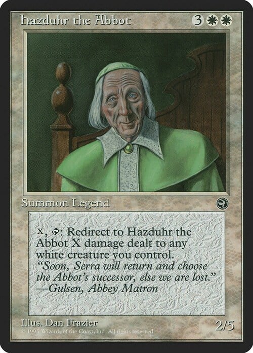 Hazduhr the Abbot Card Front