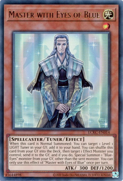 Maestro con gli Occhi di Blu Card Front