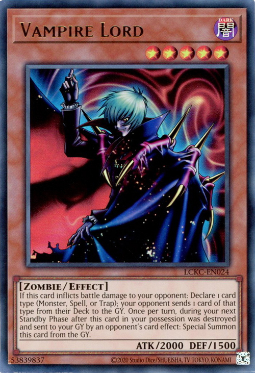 Signore dei Vampiri Card Front