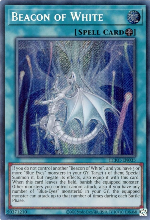 Beacon of White Card Front